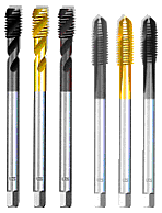 DIN376 Pointed&High helix taps for stainless steel with basic material HSSE-PLUS(M42)-ASP served on Vaporized-TiN-TiAlN
