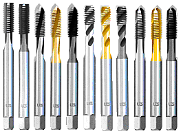Various geometry reinforced taps for various tapping application